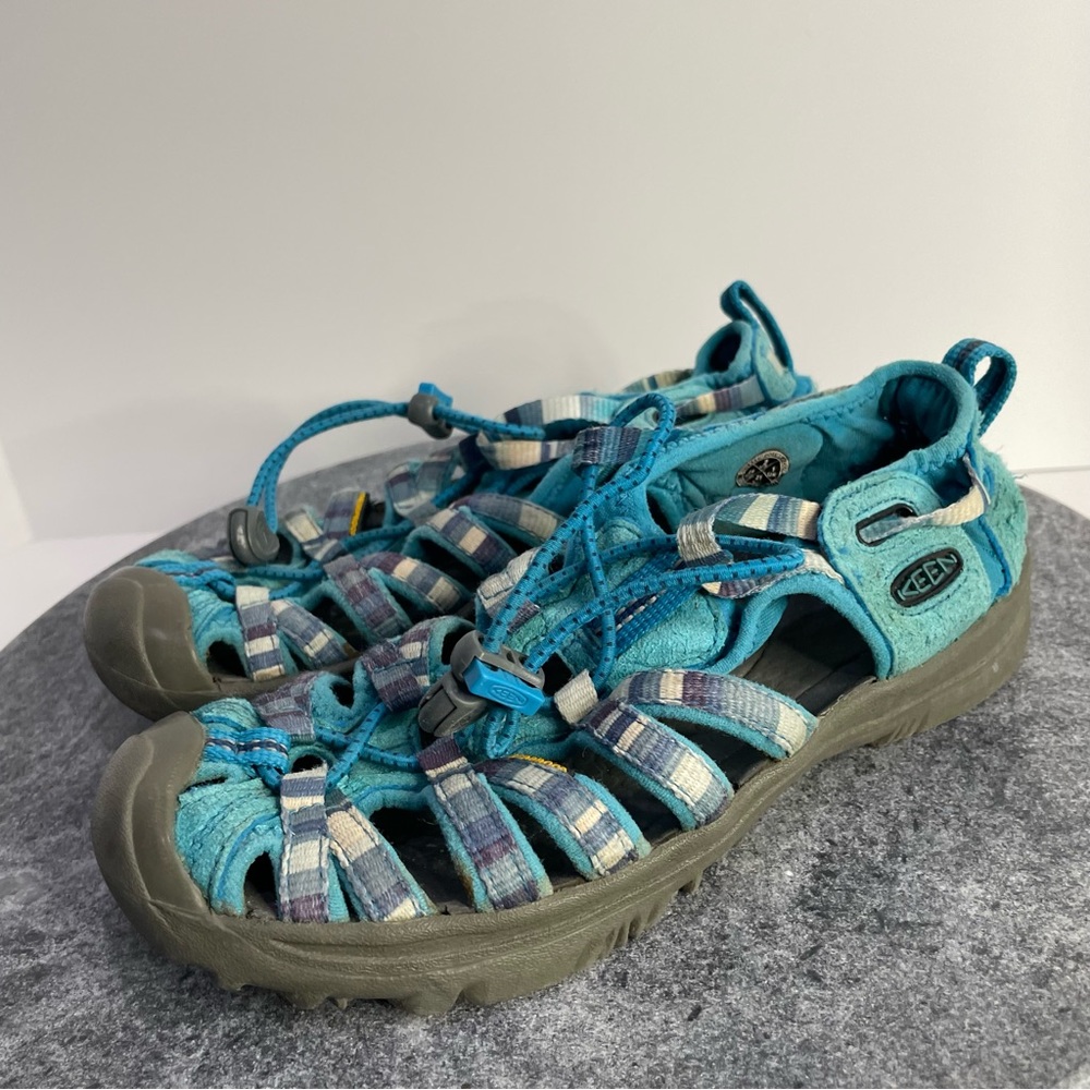Keen Whisper Hike Kids Teal Sandals Water Shoes 2